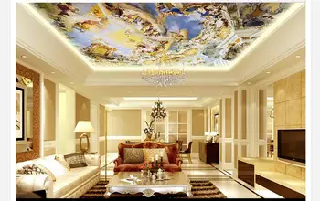 

3d photo wallpaper 3d ceiling wallpaper murals Only beautiful heaven painting landscapes zenith ceiling murals home decoration