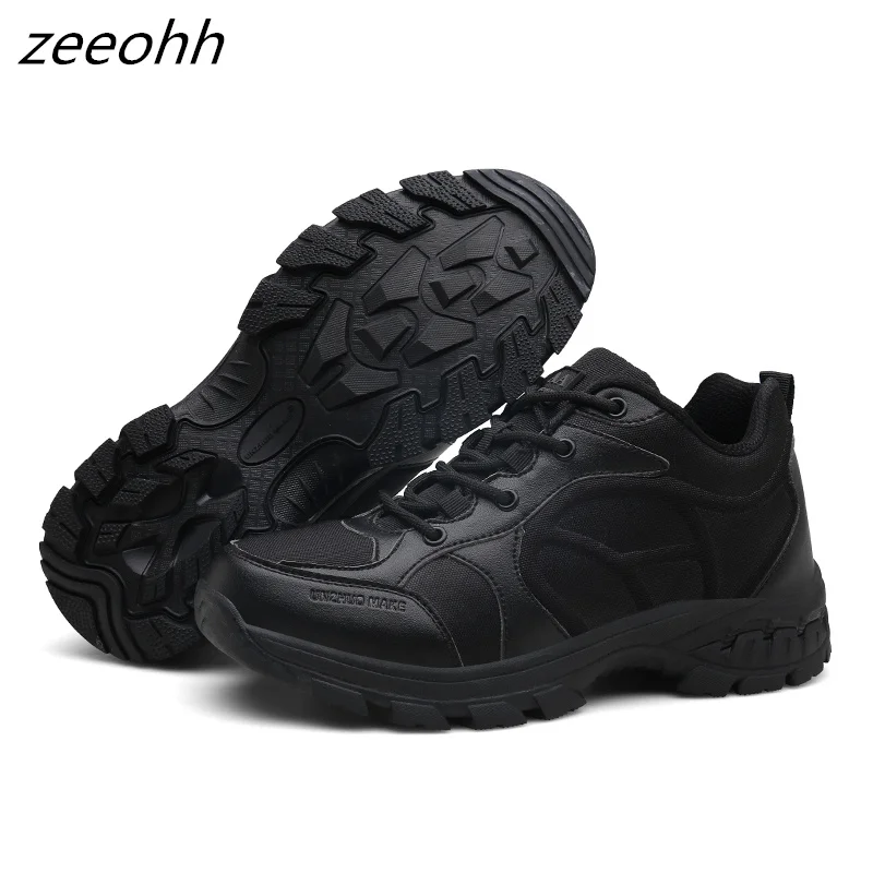 Tanie Mężczyźni Desert militarne taktyczne buty męskie odkryte wodoodporne buty górskie mężczyźni Sneakers dla mężczyzn antypoślizgowe nosić sportowe buty do wspinaczki