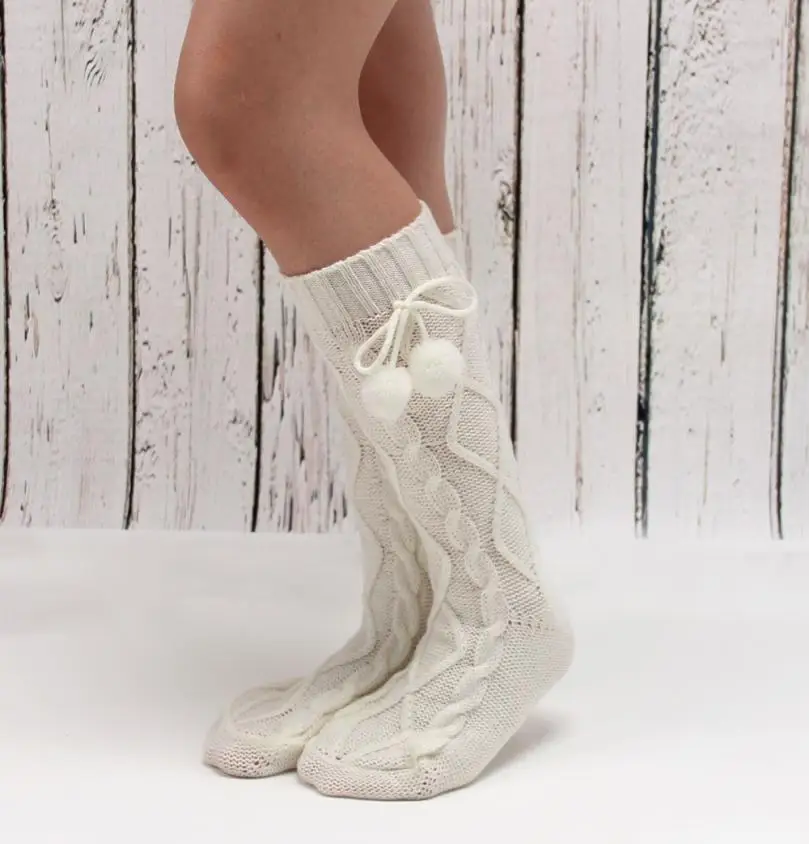 Женские вязаные высокие сапоги, Sokken, ботфорты выше колена, тонкая работа, вязанные крючком, горячая Распродажа, Термальный запас# Y2