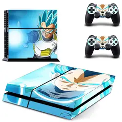 Dragon Ball винил Обложка Наклейка PS4 кожи Стикеры для Игровые приставки 4 PS4 консоли и 2 контроллера