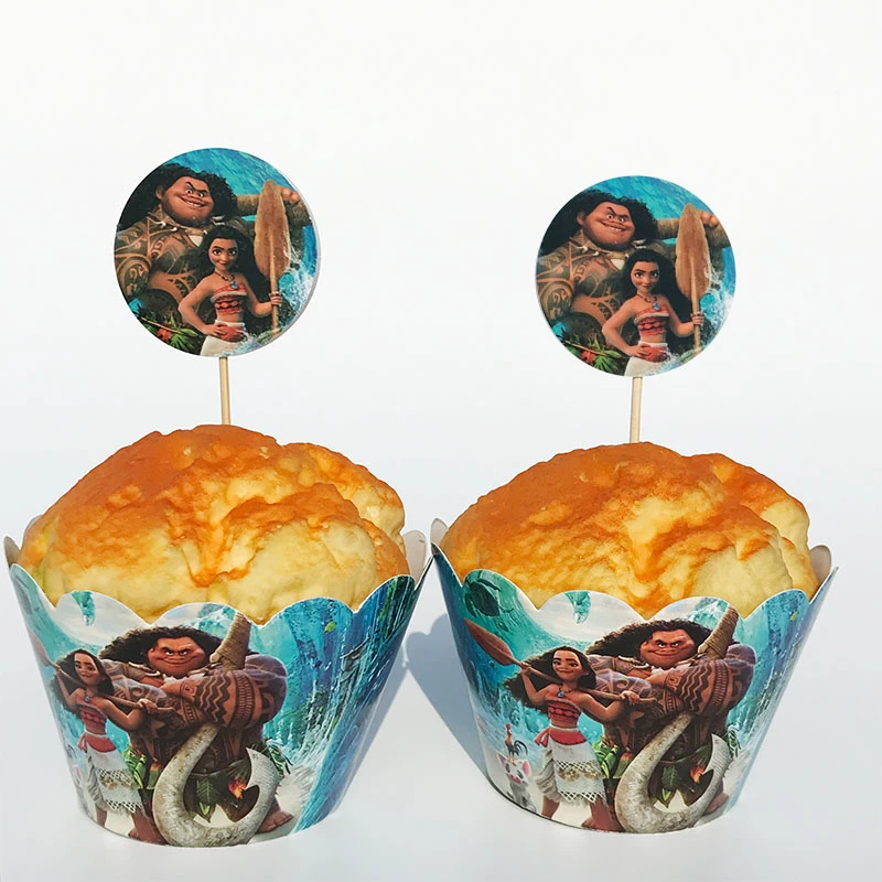 12sets Moana Cartoon Paper Cupcake Wrappers Cake Toppers Picks Kids Birthday Decorations Accessories Baby Shower Party Supplies Supplies Party Aliexpress 12sets Moana Cartoon Paper Cupcake Wrappers Cake Toppers Picks Kids Birthday Decorations Accessories Baby Shower Party Supplies Supplies Party Aliexpress
