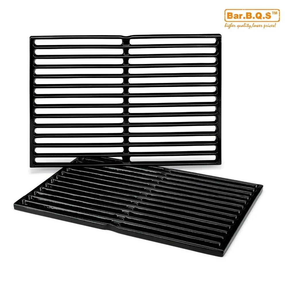 

Hisencn 7522 set of 2 22.5'' Barbecue Parts Replacement Cast iron Cooking Grill Grid Grate For Genesis Silver A, Spirit 500