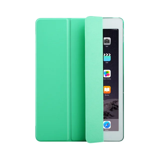 Для iPad Pro10.5, 10 цветов PU смарт-чехол Магнит Пробуждение сна для Apple iPad Pro 10,5 - Цвет: Зеленый