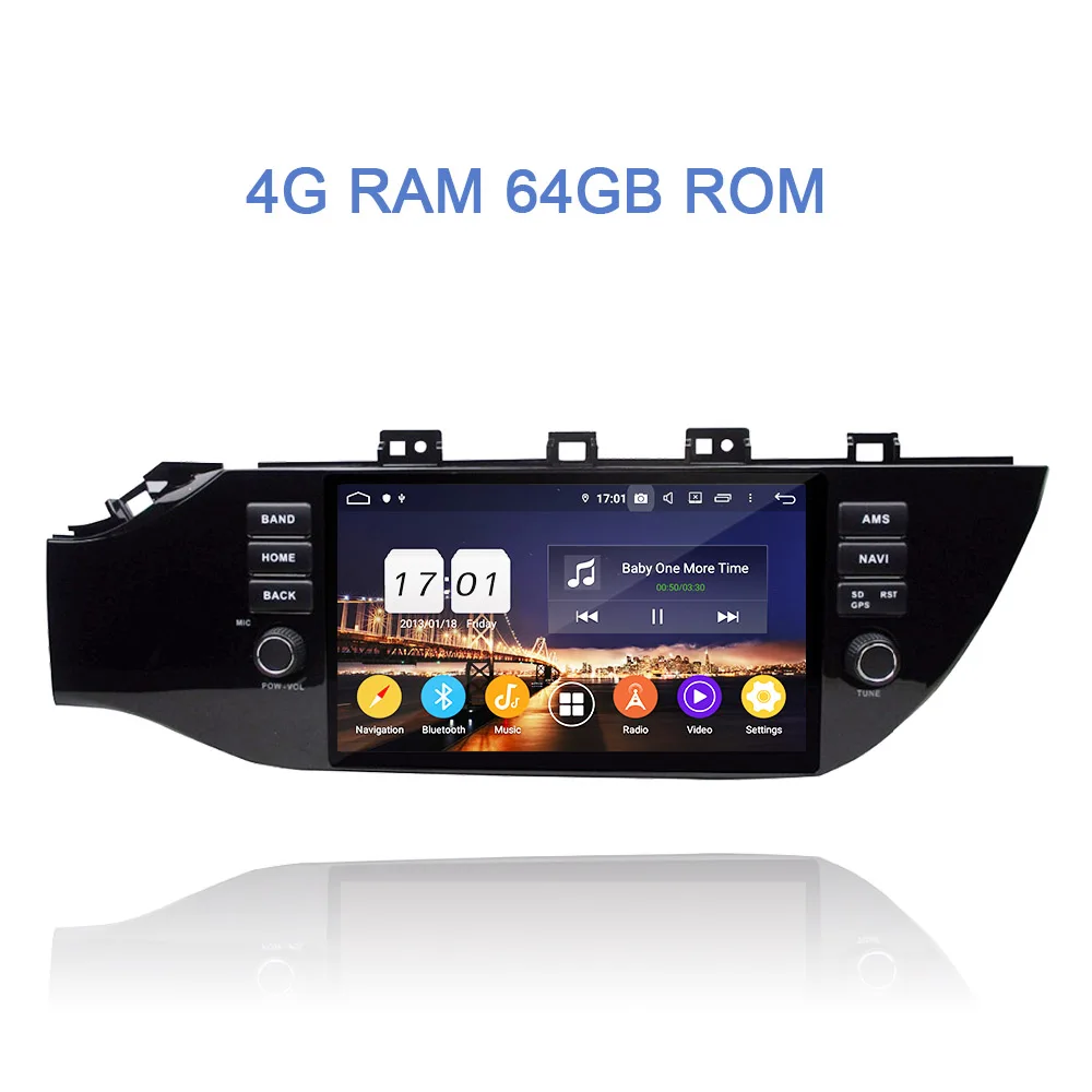 DSP ips TDA7851 Android 9,0 4 Гб+ 64G Встроенная память 8 Core dvd-плеер для автомобиля gps карта RDS автомобильное радио Wi-Fi Bluetooth 4,2 для kia K2 Рио - Цвет: 4G RAM 64G ROM
