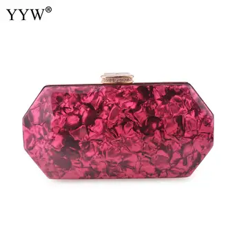 

Women Acrylic Crossbody Shoulder Bag Female Evening Clutch Handbag 2019 New Fashion Wedding Party Purse Bolsa Feminina