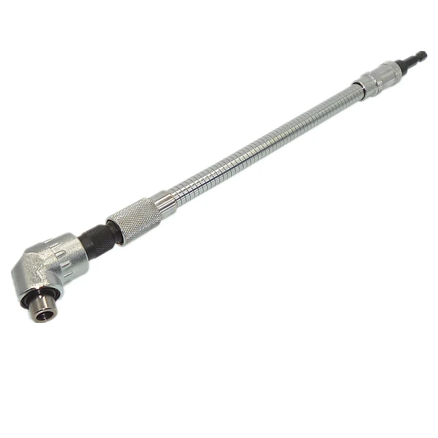 Flexible Shaft Extension 1/4" Hex Shank 28cm Driver Spanner