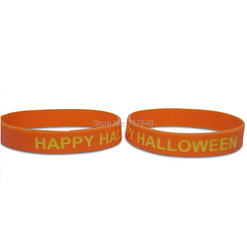 100 個ハッピーハロウィンオレンジリストバンドシリコンブレスレットを Epacket による送料無料 カフ ブレスレット Aliexpress 100 個ハッピーハロウィンオレンジリストバンドシリコンブレスレットを Epacket による送料無料 カフ ブレスレット Aliexpress
