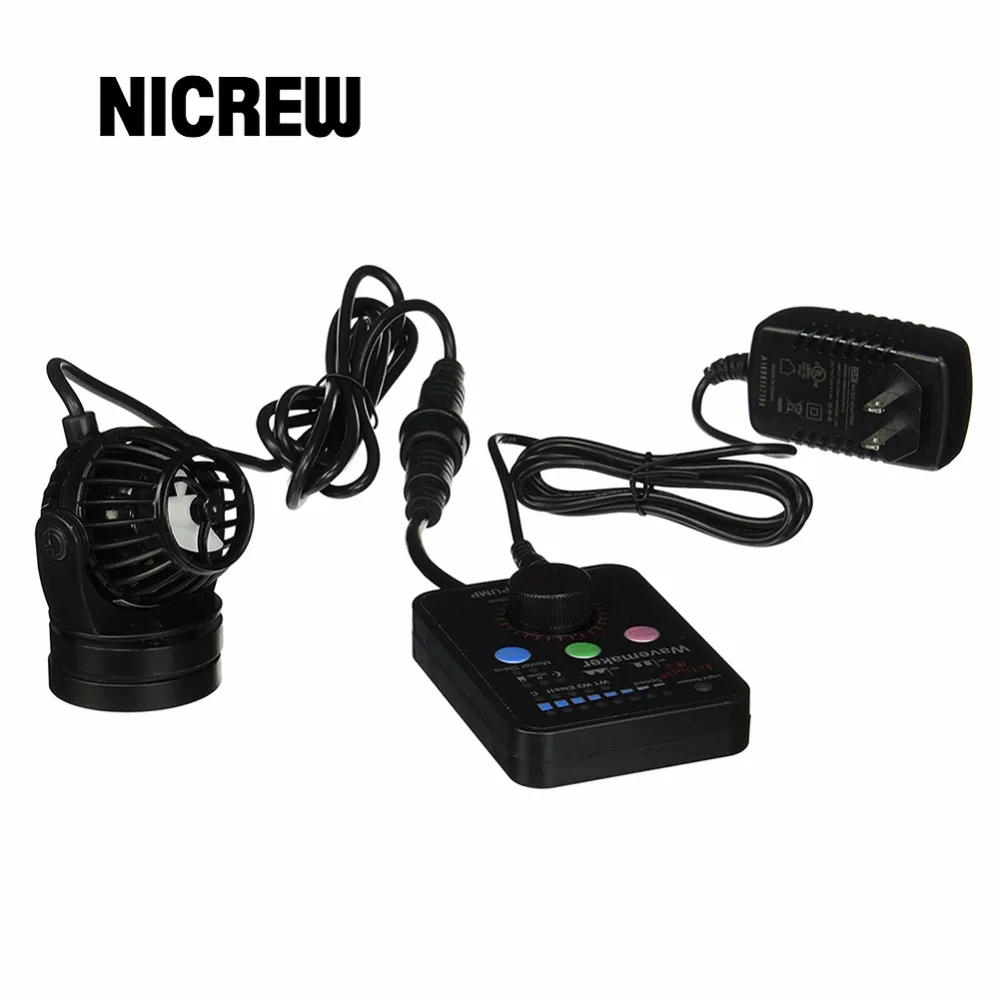 Nicrew Jebao 110 ~ 240v RW 4 8 15 20 аквариум Wave Maker пропеллер Беспроводной Управление мастер/Slave