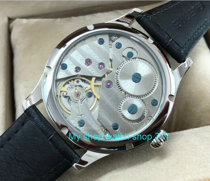 44 мм parnis Asian 6497 17 jewels механические мужские часы с ручным заводом светящиеся механические часы классические часы pa86-p8