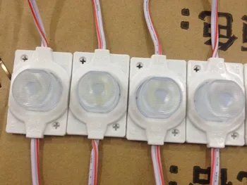 

200pcs 1.5W high power led module side lighting 5050 led lamps 1 led module injection lens super brightness for Logo letters