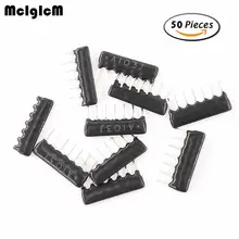 MCIGICM 50 шт. DIP изоляция сети резисторная матрица 7pin 1K 2K 4,7 K 10K 220K Ом