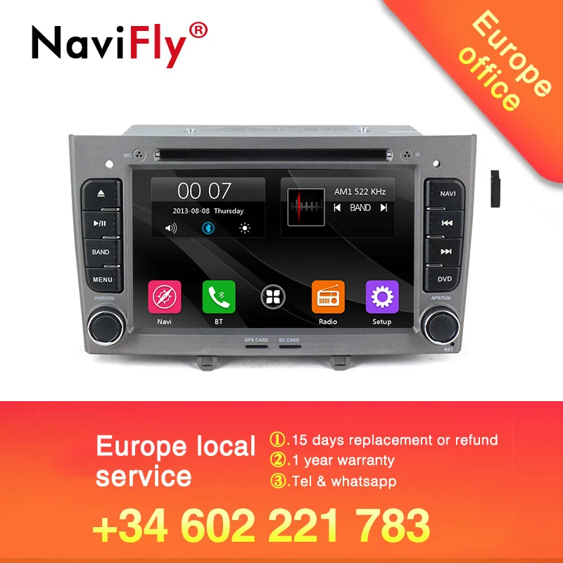 

Free shipping! 2Din Car dvd player radio audio for Peugeot 308 408 308SW with GPS Navigation BT RDS SD 1080P video free MIC MAP