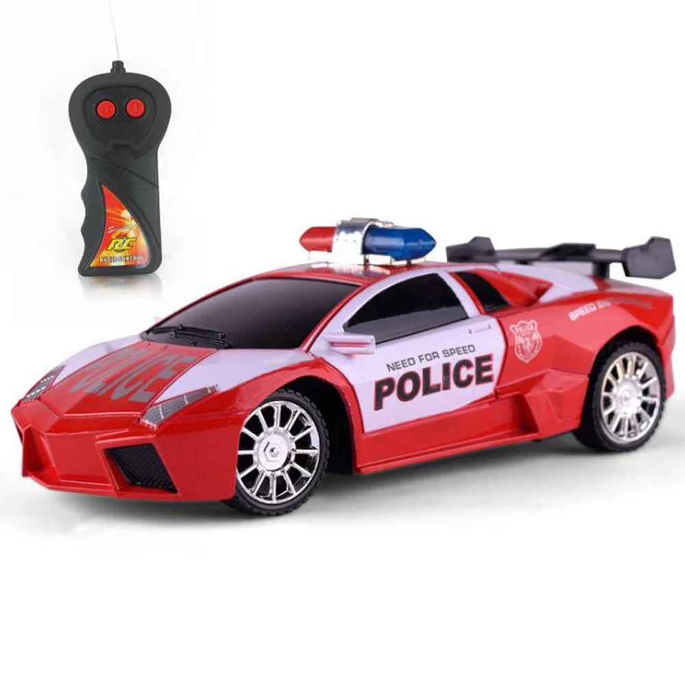 Treeby Remote Control Car 124 Wireless Electric Simulation Police Car