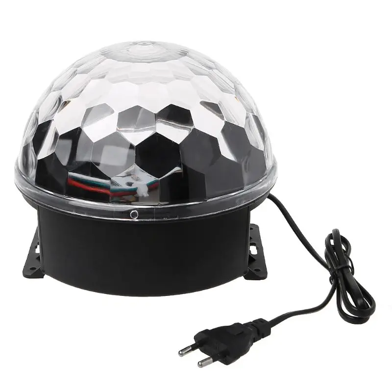 

New Rotating Laser Projector Stage Light RGB Lighting Effect Disco DJ Party Lamp Magic Ball AC110/220V 6 x 3W LEDs Stage Light
