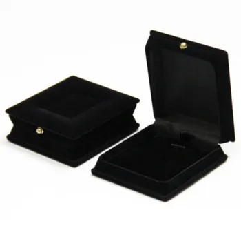 

Practical Jewelry Display Small Black Velvet Jewelry Gifts Box Ring Earrings Bracelet Necklace Pendant Holder Case Case Box