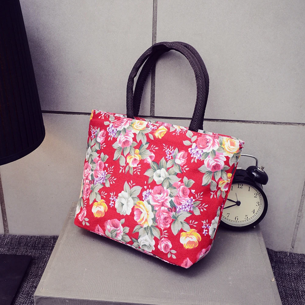 

New Women Girls Printing Canvas Shopping Handbag Shoulder Tote Fashion Bag