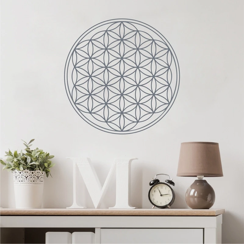 Seed Flower Of Life Wall Vinyl Sticker Home Decor
