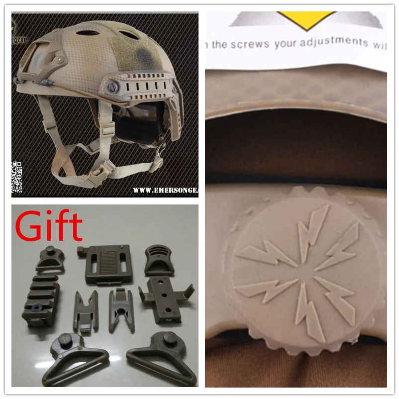 EMERSON FAST Helm PJ schutzhelm Pararescue Sprung-sturzhelm Navy Seals platte EM5668C US Navy bord
