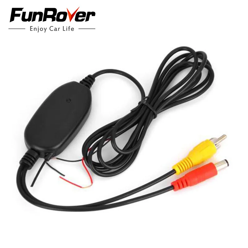 FUNROVER 2,4 г беспроводной RCA видео комплект передатчика для Автомобильный dvd-монитор заднего вида камера обратный резервный камера