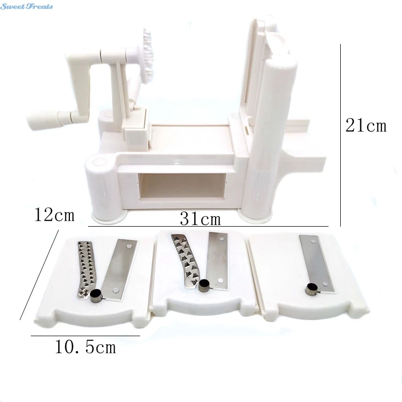 Подсластники ручной мульти-лезвие спиральная овощерезка