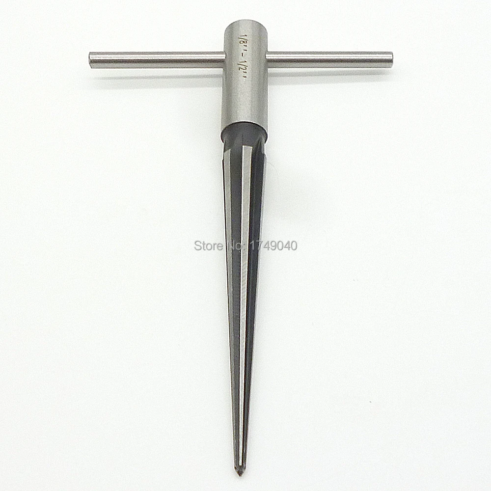 1/8 1/2 Inch T Handle Tapered 6 Fluted Wood Chamfer Taper Hand Held