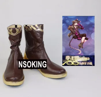 

Dream Kingdom And The Sleeping 100 Prince Cheshire Cat Cosplay Boots Anime Shoes Custom Made