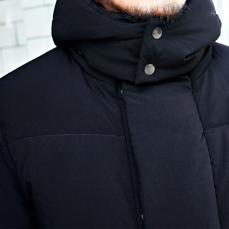 Новинка, зимняя брендовая мужская парка, теплая куртка, Мужская длинная толстая черная куртка для мужчин, 140 кг, больше размеров, XL-XXXL, 4XL, 5XL, 6XL