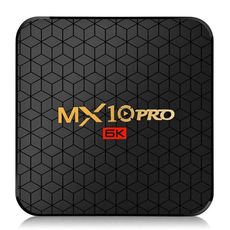 MX10 Pro ТВ коробка 4 Гб + 64 ГБ Android 9,0 Allwinner H6 4 ядра 6 K Декодер каналов кабельного телевидения