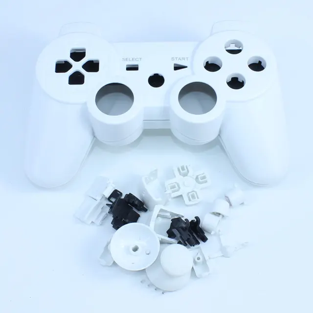yuxi full shell colour chrome buttons mod kit for sony playstation 3 ps3 wireless controller housing cover case replacement cases aliexpress