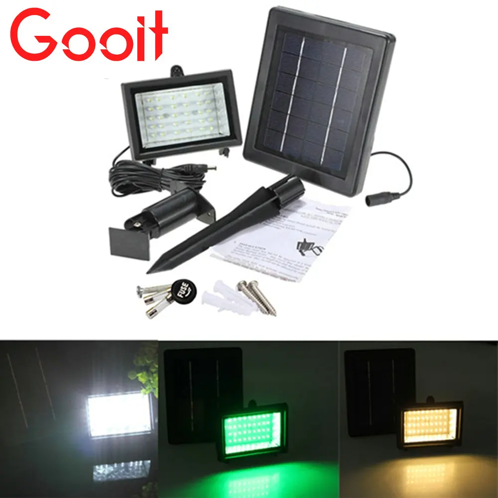 

Solar lamps 40 LED Path Spot Wall Mount Outdoor Lawn Light Solar-Powered Spotlight Lamp Panel Garden Pool Pond Garden Light