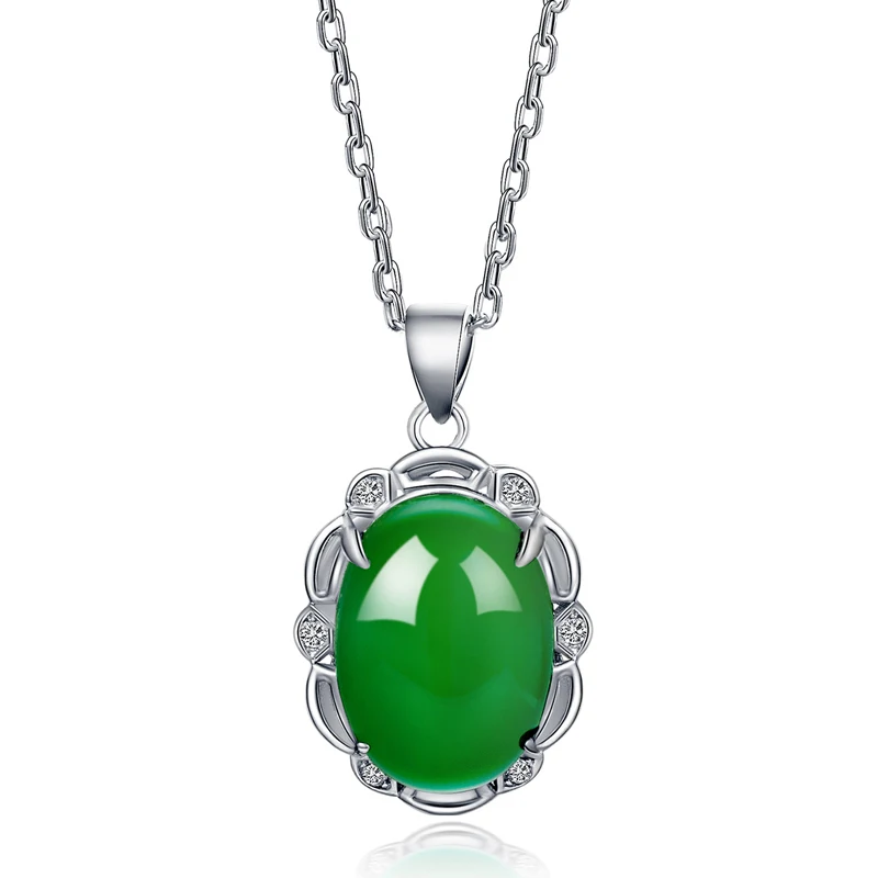 2017 Top Fashion Rushed Women Jade Pendant Necklaces Colares Natural