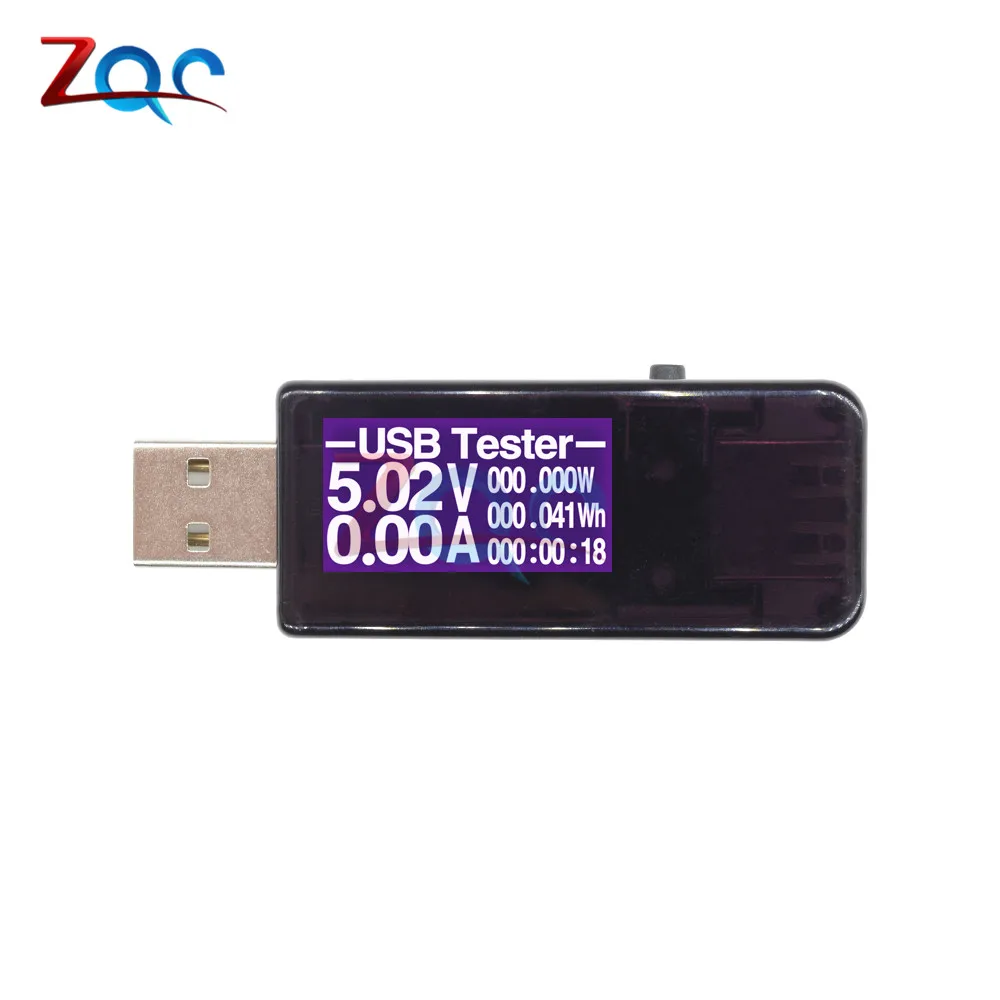 7 в 1 USB lcd Цифровой вольтметр измеритель напряжения тока Амперметр мощность энергии Емкость Сопротивление температура Многофункциональный тестер