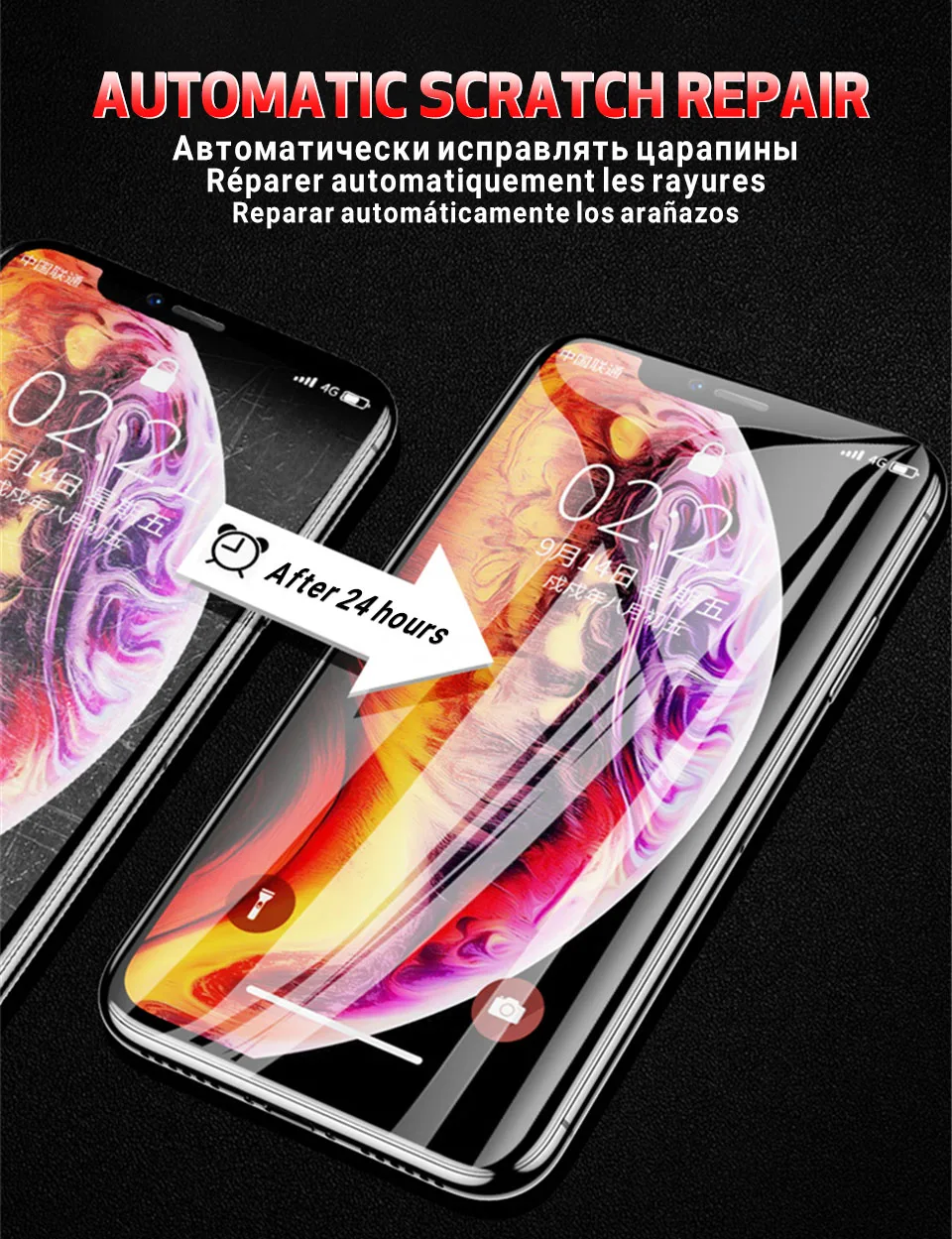 15D полное покрытие гидрогель пленка для iPhone 11 Pro XR X XS MAX Экран протектор для iPhone 6S 6 7 8 плюс с обмоткой эластичной пленкой, не Стекло