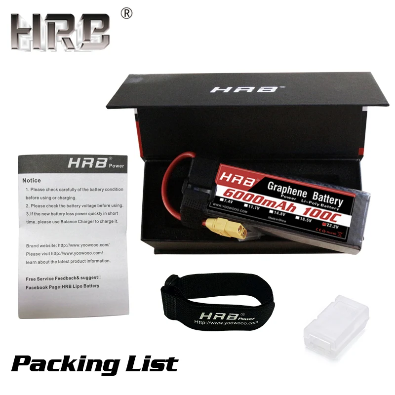 HRB 22,2 в Графен Lipo батарея 6000 мАч 6S 100C TRX XT90 EC5 Deans XT60 для катамараны и лодки 4WD Багги автомобили грузовик RC Запчасти T TRX