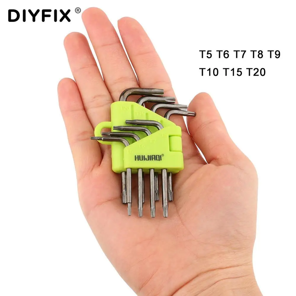 Hex Torx Key Star Wrench Screwdriver Set T5-T40 Hex 1.5-6.0mm for