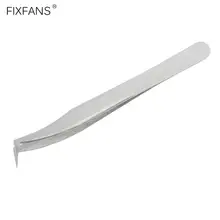 Профессиональный высокоточный Пинцет 6A-SA из нержавеющей стали с изогнутыми точками для индивидуального и 3D наращивания ресниц 6D объема норки