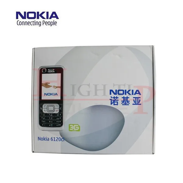Original Nokia 6120 Classic mobile phone 6120c 3G wholesale Nokia 6120 Free Shipping Refurbished backmarket phones