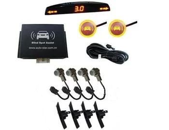 

Universal Rear Blind Spot Detection System with Sensors with LED display and LED Indicators Designed for Use on All Cars SUVS an