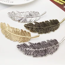 1 шт., Ретро стиль, для женщин, девушек, модная металлическая шпилька для волос в виде листа, конский хвост, заколка, головной убор, для укладки волос, парикмахерские инструменты