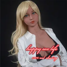 2015 new 145cm+52 top quality lovely silicone sex doll with skeleton for man three holes