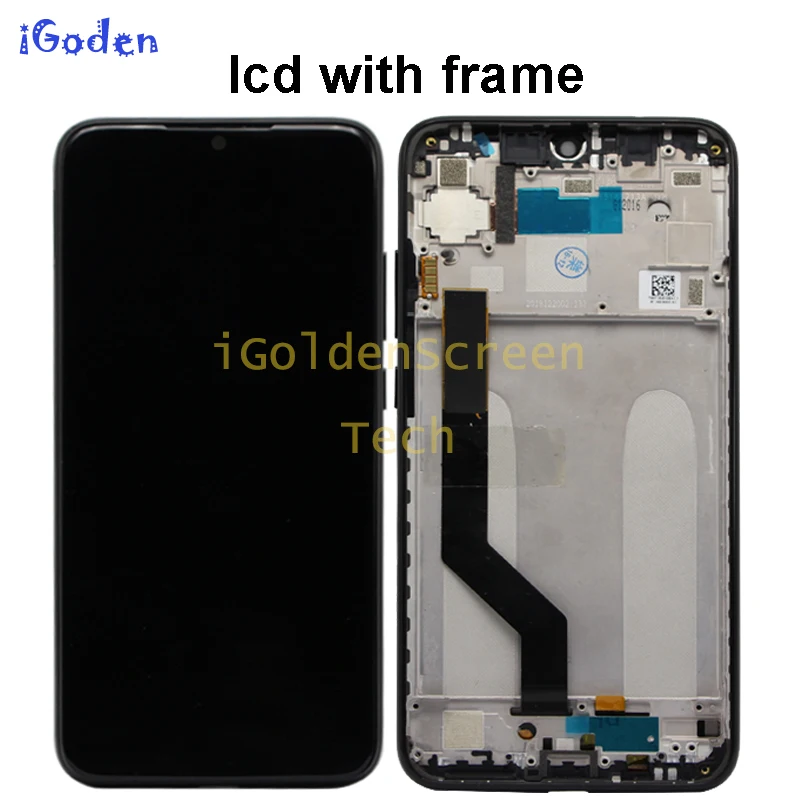 tested for Xiaomi Redmi Note 7 LCD Note 7 Pro Display Touch Screen with frame Digitizer Assembly for Redmi Note7 LCD