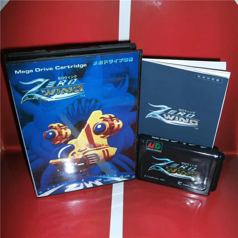 Zero Wing Japan Cover With Box And Manual For Sega Megadrive Genesis Video Game Console 16 Bit Md Card Cover Covers Cover For Cardcover For Pan Aliexpress