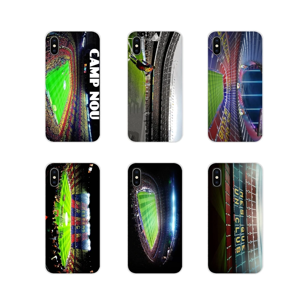 

Barcelona Spain Estadio Camp Nou Transparent Soft Skin Case For Samsung Galaxy A5 A6S A7 A8 A9S Star J4 J6 J7 J8 Prime Plus 2018