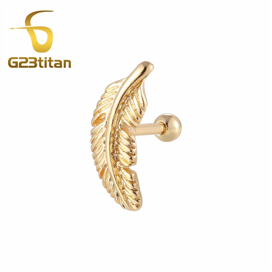 G23titan 16 г серьги для пирсинга, кольца для пирсинга, розовое золото, серебро, черный цвет, ювелирные изделия для тела, аксессуары - Окраска металла: tragus earing