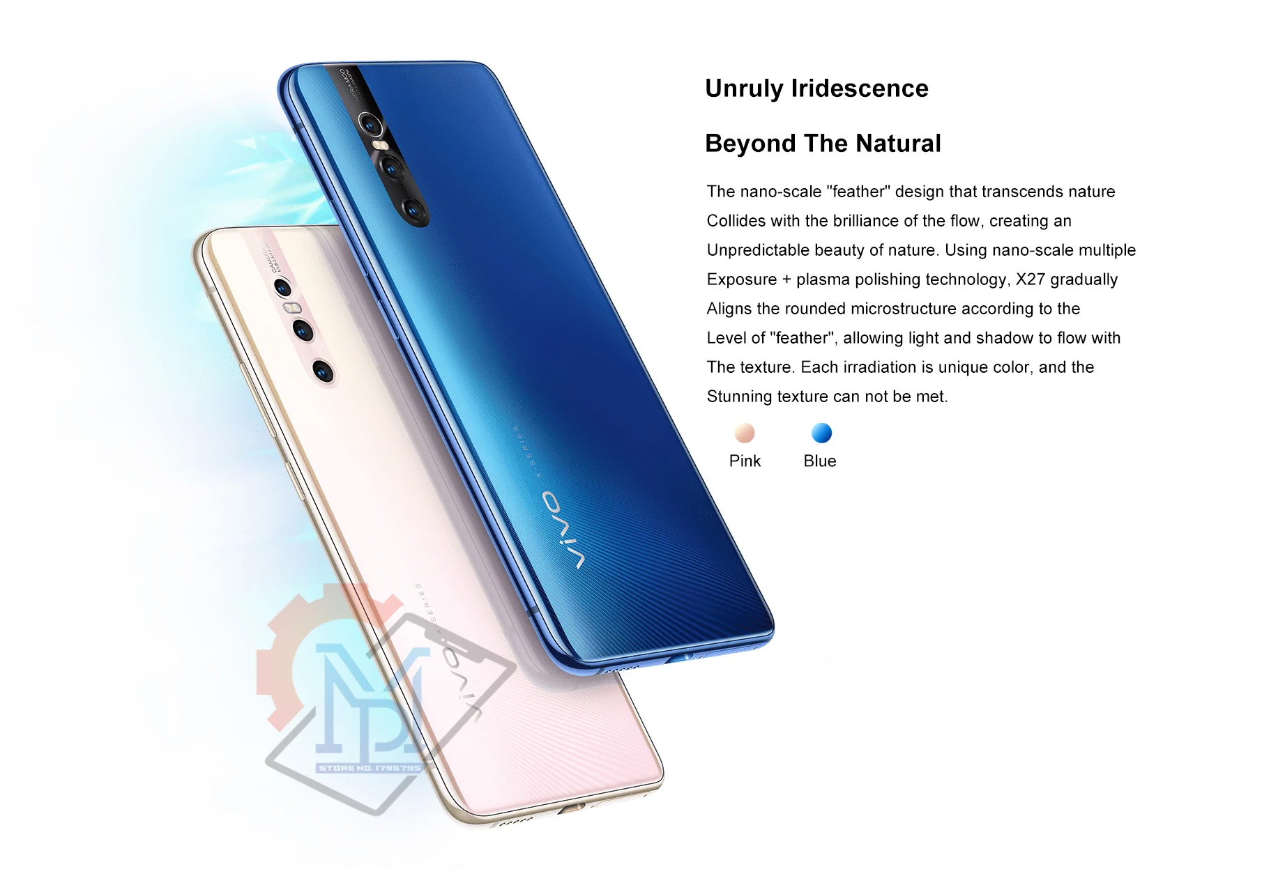 Vivo X27 мобильный телефон 6,3" 8 ГБ ОЗУ 128 ГБ/256 Гб ПЗУ Snapdragon 675/710 Android 9 4000 МП три кадра мАч смартфон