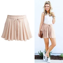 Women Shorts Summer Chiffon Casual Shorts Female