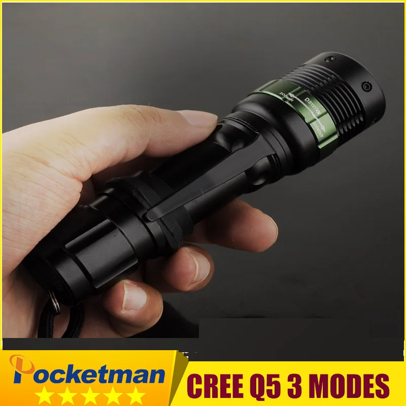 

Flashlight led Xpe 3 modes keychain Tactical Flash Lights Lanterna Torche For 3 X AAA Battery Or 18650 ( Not Inside )