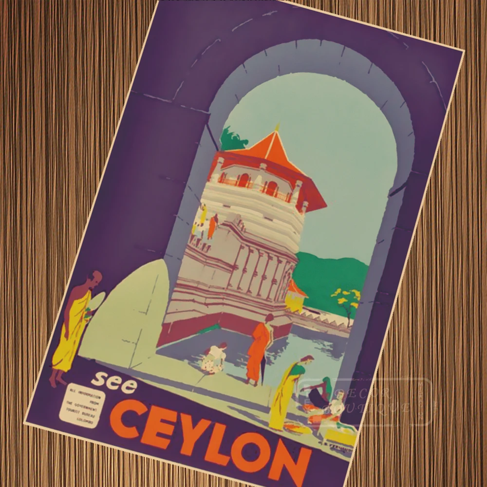 Vintage Baguio Philippines Tourism Poster A3 Print