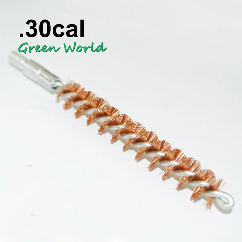 

Green World 5pcs/lot .30/.300/.308cal,7.62mm Phosphor Bronze Bore Brush,gun Clean Brush for Rifle,Thread 8-32