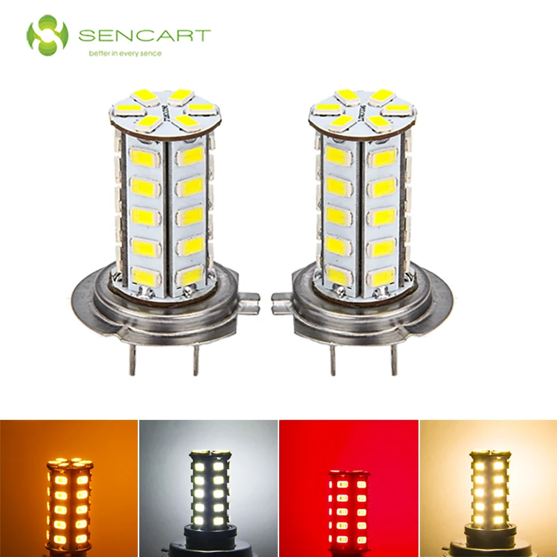 

2PCS H1 H3 H7 P13 36SMD 36LED 5630 Headlight Conversion Kit Wedge Daytime Running Plug Fog Bulbs AC/DC12-16V